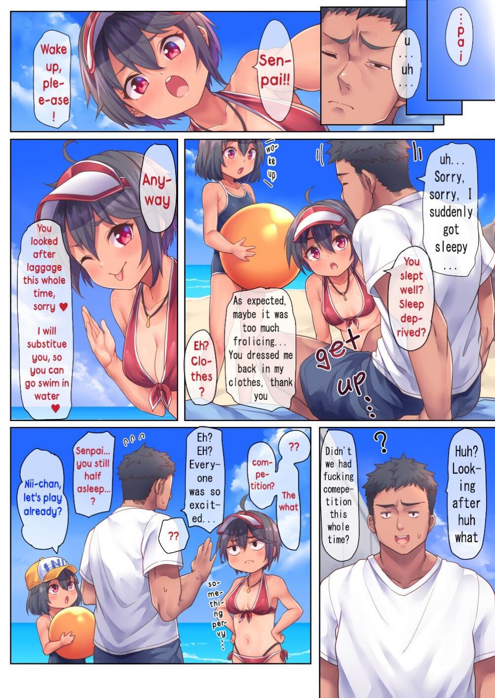 Hentai Manga Comic-I want to play on a beach-Read-37